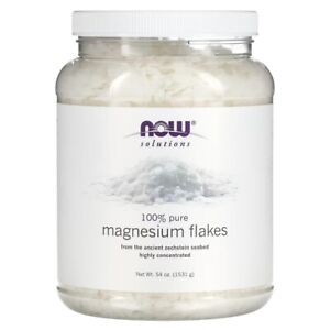 NOW Foods, Solutions, Magnesium Flakes, 100% Pure, 1531g