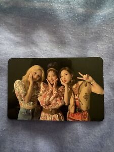 Twice Mina, Dahyun and Nayeon More and More Unit Photocard