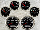 6 gauge set with senders gps 80mph speedometer tacho fuel temp volt oil pressure