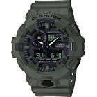 Casio Men's Watch G-Shock Olive Green Resin Strap Shock Resistant GA700UC-3A