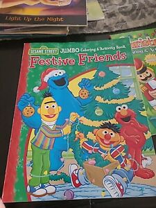 Sesame Street Festive Friends Jumbo Coloring and Activity Book with Elmo