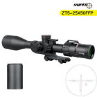 Sniper 5-25x50mm First Focal Plane Rifle Scope 30mm Tube Illuminated Reticle MOA