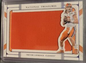2022 National Treasures /75 Trevor Lawrence Player-Worn Patch
