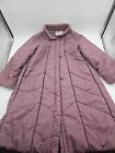 Objectives Jacket Size XL Pink Womens Coat Long Length Padded Puffer Parka