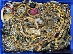 3 Lbs Pounds Unsorted Huge Lot Jewelry Vintage Now Junk Art Craft Treasure Fun