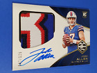2018 PANINI LIMITED JOSH ALLEN SIGNED ROOKIE AUTO PATCH JERSEY#/125 BILLS 17 PIC