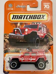 2023 Matchbox Jeep Wrangler Superlift Red
