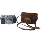 Minolta 35 Model F Camera No 21823 with Case Vtg Made in Japan Parts or Repair