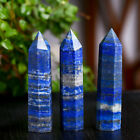 Bulk 3 Pcs Lapis Lazuli Obelisk Points Crystal Tower Points Wand Gifts 60-70MM