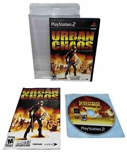 Urban Chaos Riot Response Sony Playstation 2 PS2 Complete CIB w/ Manual Tested