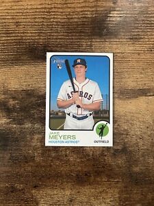 2022 Topps Heritage High Number Jake Meyers Mini /100 - Rookie RC Astros