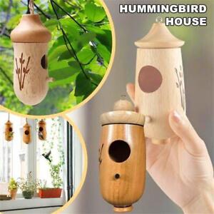 1/3 Pcs Hummingbird House for outside Hanging & Nesting, Wooden Birdhouse