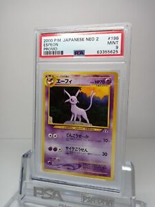 PSA9 Pokemon Card Espeon Neo Discovery Promo #196 JAPAN 2000