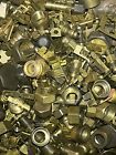 10 Lb Lot Of Solid Scrap Brass Fittings And Pieces For Forging, Crafts, etc…