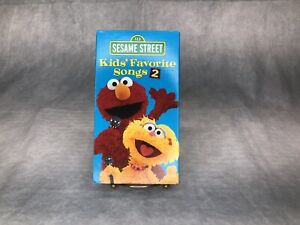 Kids' Favorite Songs 2 by Sesame Street (VHS, Sep-2001)