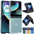 For Motorola Razr+ Plus (2023) Case Slim Matte Hard Back Cover+Screen Protector