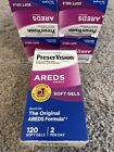 A Bausch & Lomb PreserVision AREDS Eye Vitamins, 120 Softgels New Exp 5/24