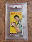 1965 Topps Football Joe Namath Rookie Card 122, PSA 6; Ebay Authenticated