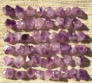 50pcs Lot Top Qaulity Rough Amethyst Skeletal Crystal Points Mineral Specimens