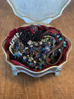 Vintage Jewelry Box Full Of Vintage Jewelry