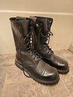 Mens Black Leather Boots Size 9 Great Condition