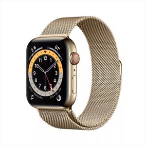 Apple Watch Series 6 GPS + LTE 40MM Gold Stainless Steel Case & Milanese Loop