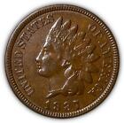 New Listing1887 Indian Head Cent Extremely Fine XF Coin #7139