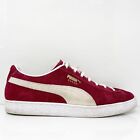 Puma Mens Suede Classic 21 374915-06 Red Casual Shoes Sneakers Size 12