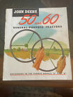Vintage 1952 JOHN DEERE 50 & 60 TRACTORS Sales Brochure Catalog 40 Pages
