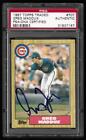 GREG MADDUX Signed 1987 Topps Traded #70T Rookie Card PSA/DNA AUTHENTIC AUTO