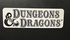 Dungeons and Dragons DND old logo vinyl decal sticker