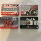 New ListingBlank Media Audio Cassette Bias Sealed New Lot of 4 Sealed TDK Maxell Sony