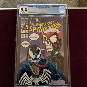 Amazing Spider-Man #347 CGC 9.4 White Pages Venom Marvel Comics 1991