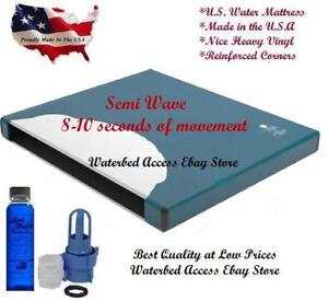 Super Single Semi Wave replacement waterbed mattress for Hardside Water beds