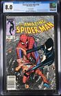 Amazing Spider-Man #258  CGC 8.0  Newsstand  Symbiote Revealed  Marvel 1984