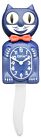 Kit-Cat Klock  Red, White & Galaxy Blue  Clock (15.5″ high)