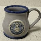 Deneen Stoneware Pottery Coffee Mug Mini St Paul Minnesota Drip Glaze Gray