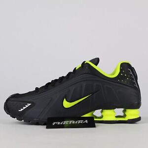 Nike Shox M4 GS Black Volt Anthracite CW2626-002 Size W 8.5 / M 7 #22C