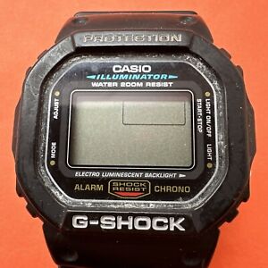 Casio 3229 G-Shock DW5600E Watch Classic Black Resin Digital 200m 4Repair