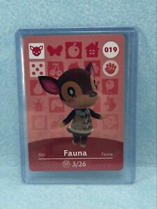 Fauna #19 Animal Crossing Amiibo Card NA Series 1 *Mint/Unscanned*