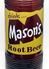 Mason's Root Beer; Mason & Mason Inc.; Chicago, IL.; 2 color ACL soda pop bottle