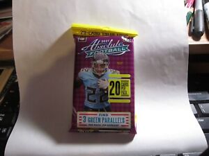 2021 Panini Absolute Football Value Cello Fat Pack New & Factory Sealed (Kaboom)
