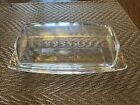 Pyrex Butter Dish with Cover Pyrex Clear Glass #72-B Vintage