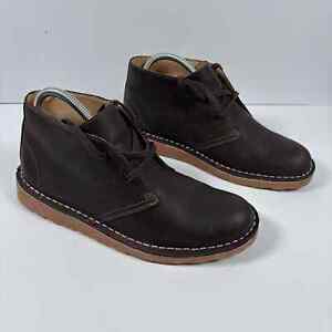 LL BEAN Women's 9 Brown Leather Chukka Boots