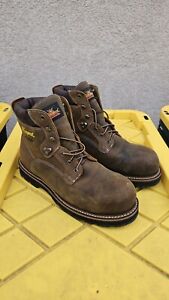 Mens Thorogood Steel Toe Work Boots 804-4144 Size 12 EE