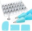 32 PCS Cake Decorating Kit Tools Icing Decoration Kit Piping Nozzle+Pastry Bags