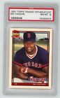 1991 Topps Traded Tiffany MO VAUGHN #123T RC Rookie SP PSA 8 NM-MINT