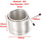 50' Wort Chiller Cooling Coil Pipe Home Brewing Beer Immersion Stainless Steel