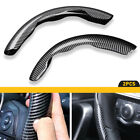 2x Carbon Fiber Car Steering Wheel Booster Cover Universal Car Replace Parts New (For: 2010 Dodge Charger)