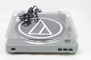 Audio-Technica AT-LP60-USB Fully Automatic Belt-Drive Stereo Turntable - Silver